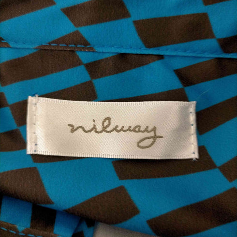 ニルウェイ Nilway 24ss ランダムブロックチェックシャツ メンズ JPN:L