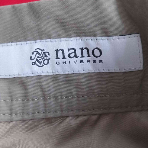 ナノユニバース nano universe センタータック コットンナイロン ミモレスカート レディース JPN:36