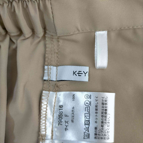 ケユカ KEYUCA ランダムタックタフタスカート レディース FREE