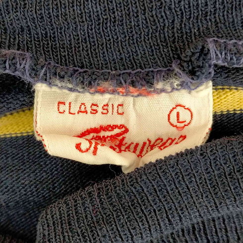 CLASSIC Sportswear WPL6154 ボーダーTシャツ 裾/袖シングル メンズ import:L