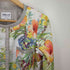 アルマーニコレツィオーニ ARMANI COLLEZIONI リネン混花柄ノーカラージャケット レディース 40