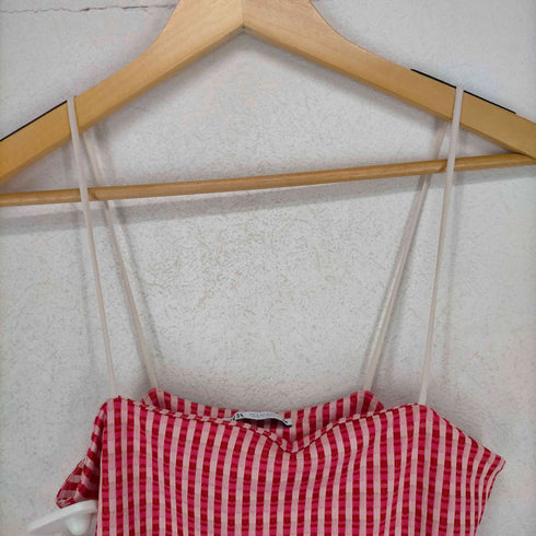 ザラ ZARA 21ss チェック柄ミニドレス レディース JPN:S