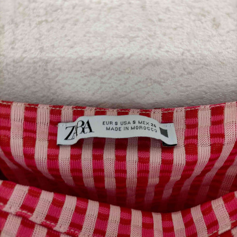 ザラ ZARA 21ss チェック柄ミニドレス レディース JPN:S