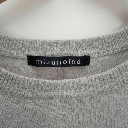 ミズイロインド mizuiro ind ウールニットワンピース レディース FREE