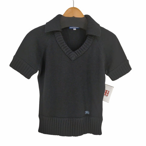 バーバリーブルーレーベル BURBERRY BLUE LABEL ホース刺繍ロゴ ニットトップス レディース 38