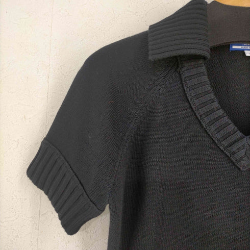 バーバリーブルーレーベル BURBERRY BLUE LABEL ホース刺繍ロゴ ニットトップス レディース 38