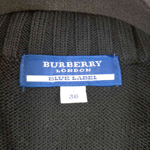 バーバリーブルーレーベル BURBERRY BLUE LABEL ホース刺繍ロゴ ニットトップス レディース 38
