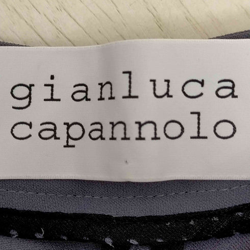GIANLUCA CAPANNOLO 裾スリット センタープレステーパードパンツ レディース EUR:38
