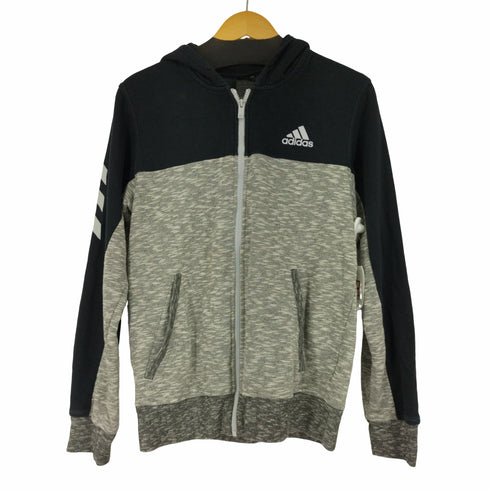 アディダス adidas フロントロゴツートンジップパーカー メンズ 0