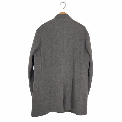 キンロックバイキンロックアンダーソン KINLOCH ANDERSON CASHMERE 比翼仕立て スタンドカラーコート メンズ L