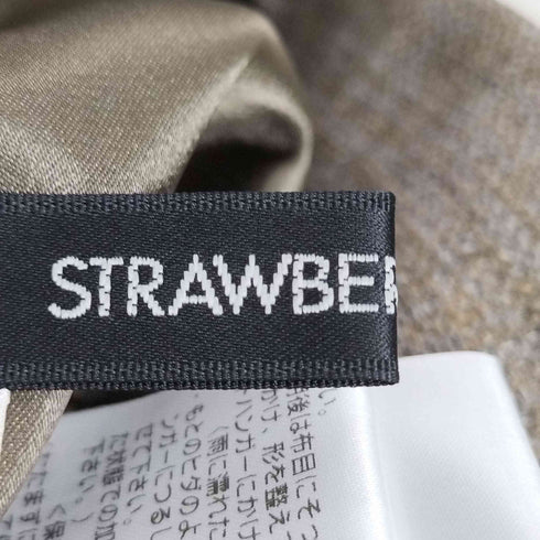 ストロベリーフィールズ STRAWBERRY-FIELDS 花柄レース切替 プリーツフレアスカート レディース JPN:1