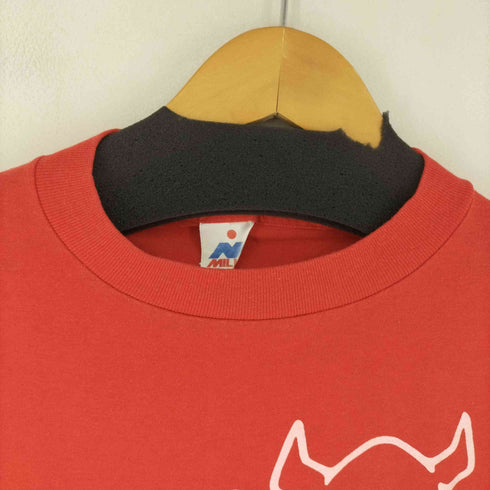 ミラー MILLER 80-90S MADE IN USA ラバープリント S/S Tシャツ メンズ import:XL