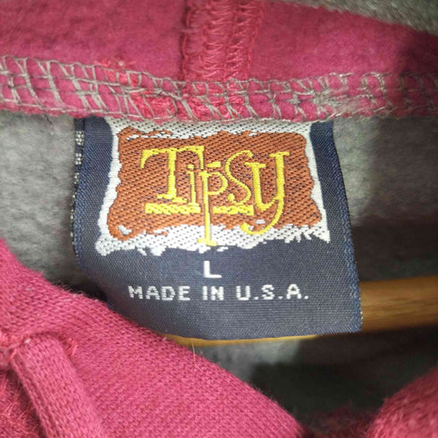 TIPSY MADE IN USA ラバープリントフーディー メンズ import:L