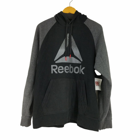 リーボック Reebok フロントロゴラグランフーディー メンズ import:L