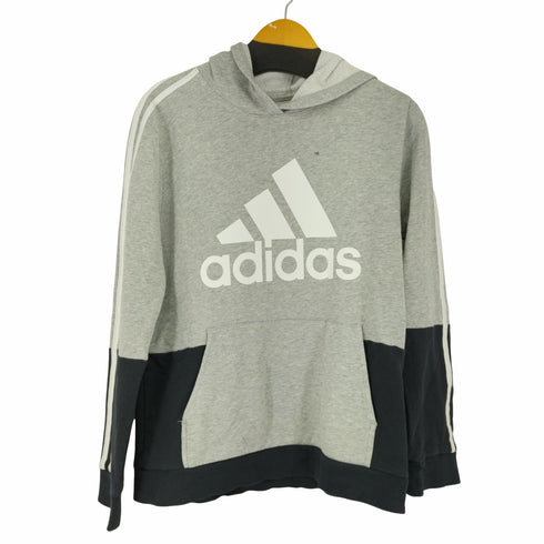 アディダス adidas フロントロゴツートンプルオーバーパーカー レディース import:XL