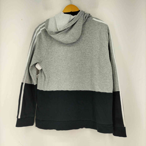 アディダス adidas フロントロゴツートンプルオーバーパーカー レディース import:XL