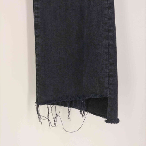 マザー mother ADED BLACK INSIDER CROP デニムパンツ レディース 27