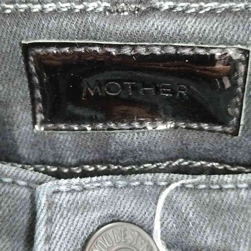 マザー mother ADED BLACK INSIDER CROP デニムパンツ レディース 27