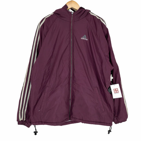 アディダス adidas 90s パフォーマンスロゴリバーシブル ナイロンフーディージャケット メンズ JPN:L