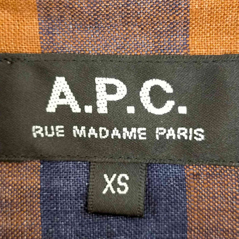 アーペーセー A.P.C. リネン100 半袖シャツ メンズ import:XS