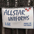 ALLSTAR UNIFORMS ストライプ イージーパンツ メンズ JPN:L