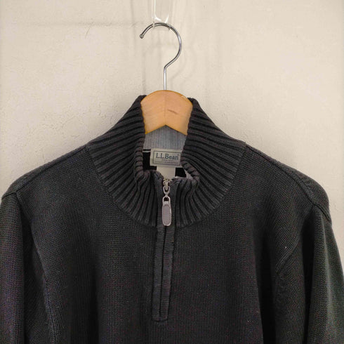 エルエルビーン L.L.Bean ハーフジップコットンニット メンズ import:S