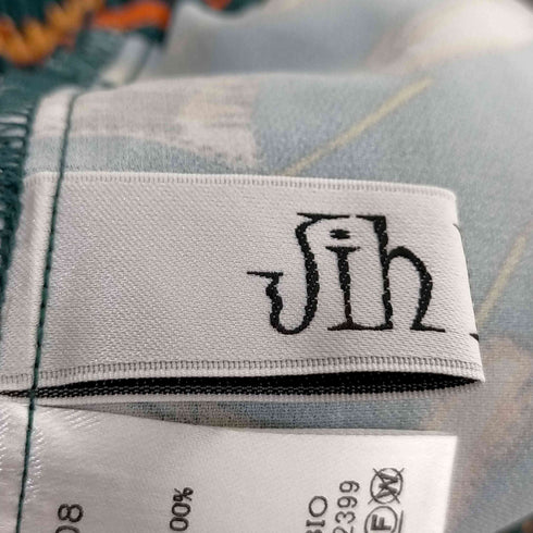 ジーヌンク Jih Nunc 総柄シフォンサテン切り替えショートパンツ メンズ JPN:S