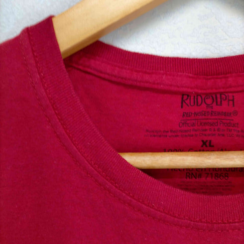 クリスマスキャラクタープリントクルーネックTシャツ メンズ JPN:XL