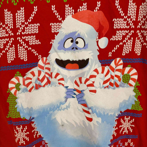 クリスマスキャラクタープリントクルーネックTシャツ メンズ JPN:XL