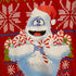 クリスマスキャラクタープリントクルーネックTシャツ メンズ JPN:XL