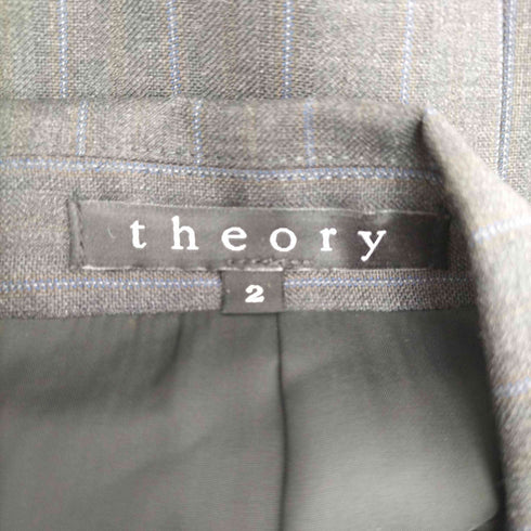 セオリーリュクス theory luxe セットアップ ストライプ1Bテーラードジャケット ストライプスカート レディース 2