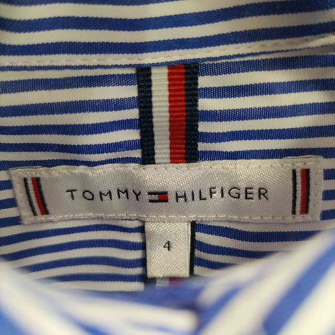 トミーヒルフィガー TOMMY HILFIGER ストライプ L/Sシャツ レディース 4