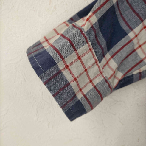 スコッチアンドソーダ SCOTCH&SODA スナップボタン 裾刺繍 チェックウエスタンシャツ メンズ