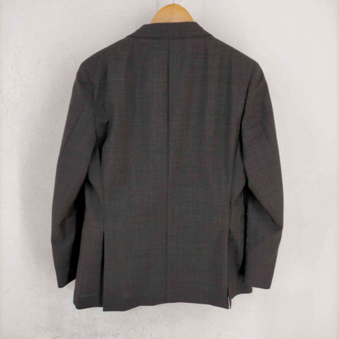 スーツカンパニー THE SUIT COMPANY CANONICO 21 micron ダブルブレスト ウール チェックセットアップ 背抜き 本開き メンズ