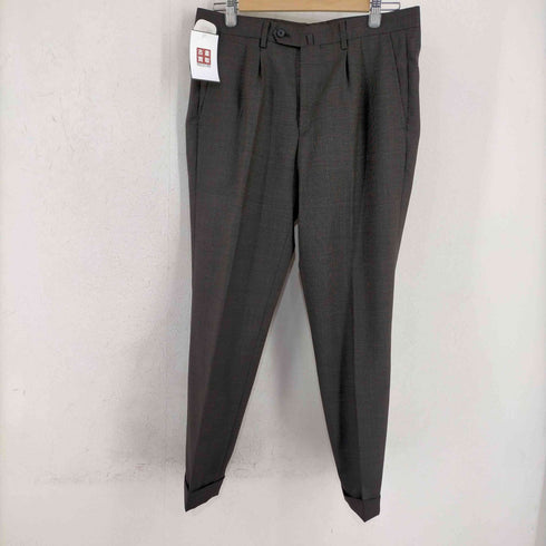 スーツカンパニー THE SUIT COMPANY CANONICO 21 micron ダブルブレスト ウール チェックセットアップ 背抜き 本開き メンズ