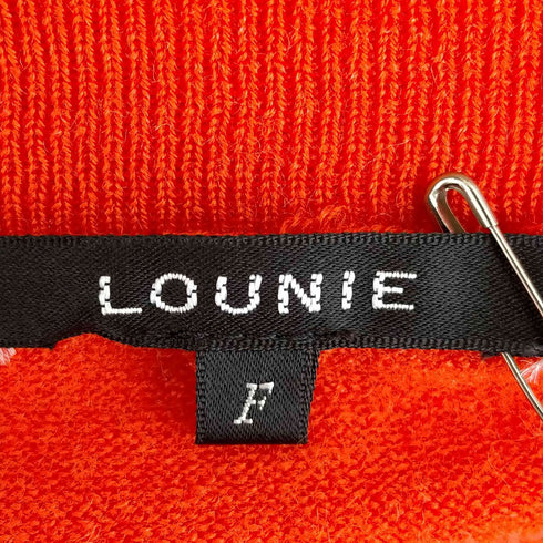 ルーニィ LOUNIE ウール混 Vネックニット セーター レディース FREE