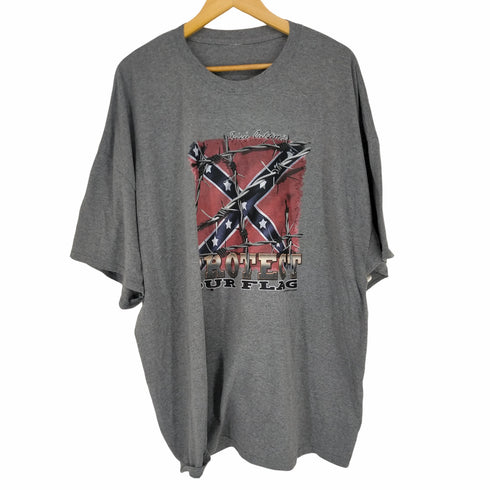 PROTECT OUR FLAG クルーネックTシャツ メンズ