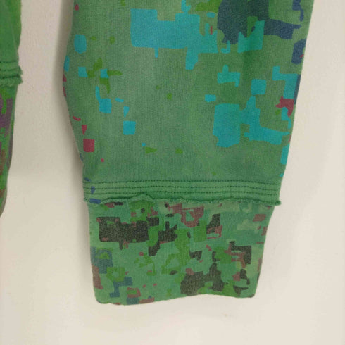 ユニフ UNIF 総柄サメジップパーカー メンズ import:XL