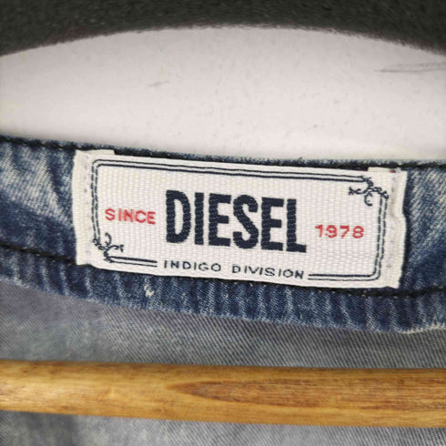 ディーゼル DIESEL ヴィンテージ加工デニムミニワンピース レディース