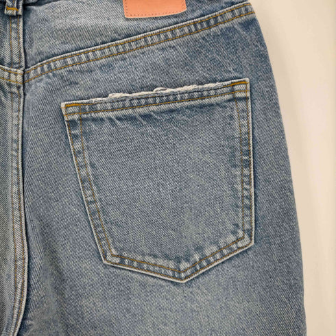 ザラ ZARA ダメージ加工デニムパンツ レディース 38