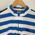アディダス adidas パフォーマンスロゴ ボーダー ハーフジップ Tシャツ メンズ JPN:L