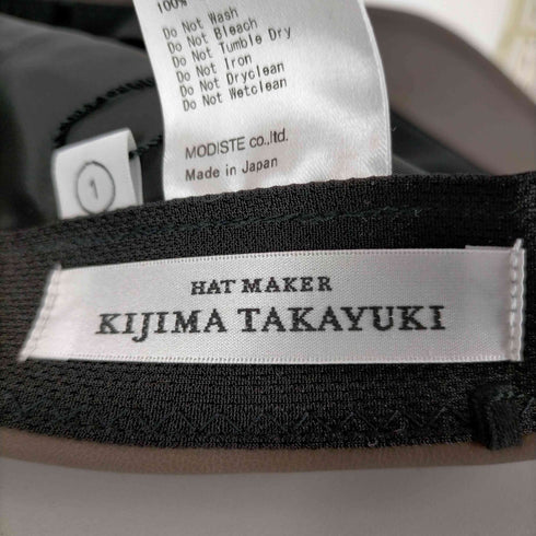 キジマタカユキ KIJIMA TAKAYUKI ラムレザージェットキャップ メンズ 1