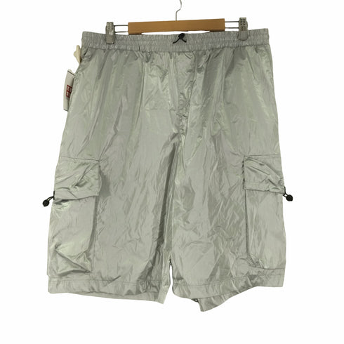 ザラ ZARA シルバーフィニッシュ カーゴ バミューダパンツ メンズ JPN:XL