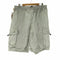 ザラ ZARA シルバーフィニッシュ カーゴ バミューダパンツ メンズ JPN:XL
