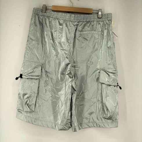 ザラ ZARA シルバーフィニッシュ カーゴ バミューダパンツ メンズ JPN:XL