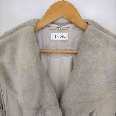 スナイデル snidel 21AW ミドル丈 キュプラレディモッズコート レディース ONE SIZE