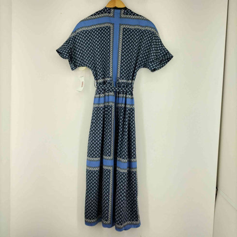 ザラ ZARA 総柄半袖ワンピース レディース import:S