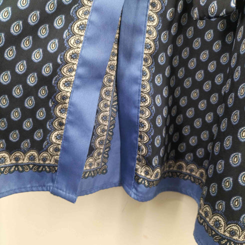 ザラ ZARA 総柄半袖ワンピース レディース import:S