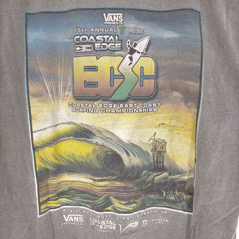 コンフォートカラーズ COMFORT COLORS COASTAL EDGE 両面プリントクルーネックTシャツ メンズ JPN:L
