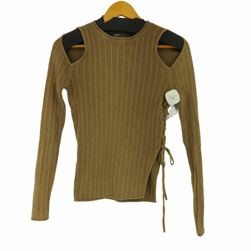 ザラ ZARA カットアウトニットトップス レディース import:M